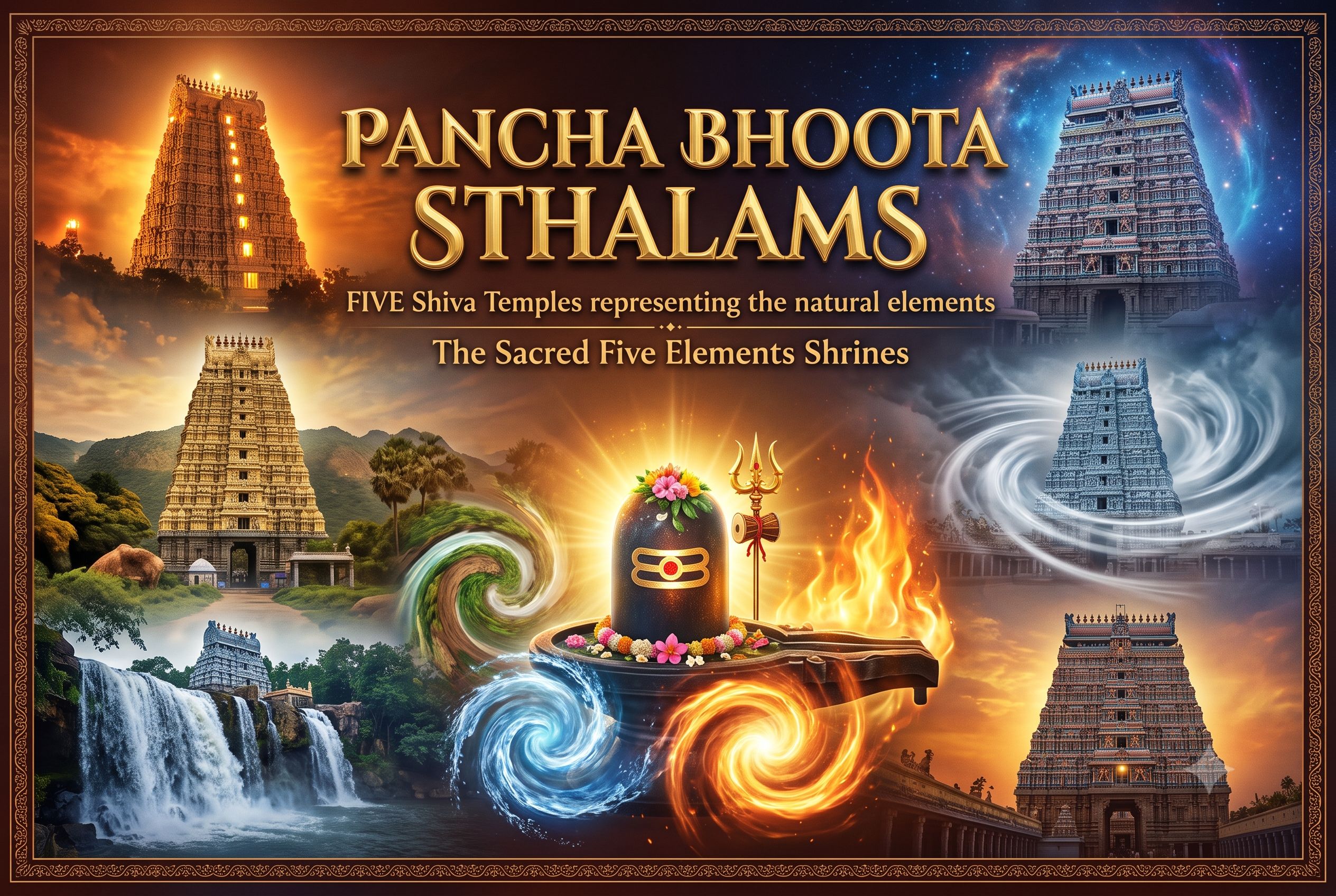 Pancha Bhoota Sthalams – Five Elements Shiva Temples