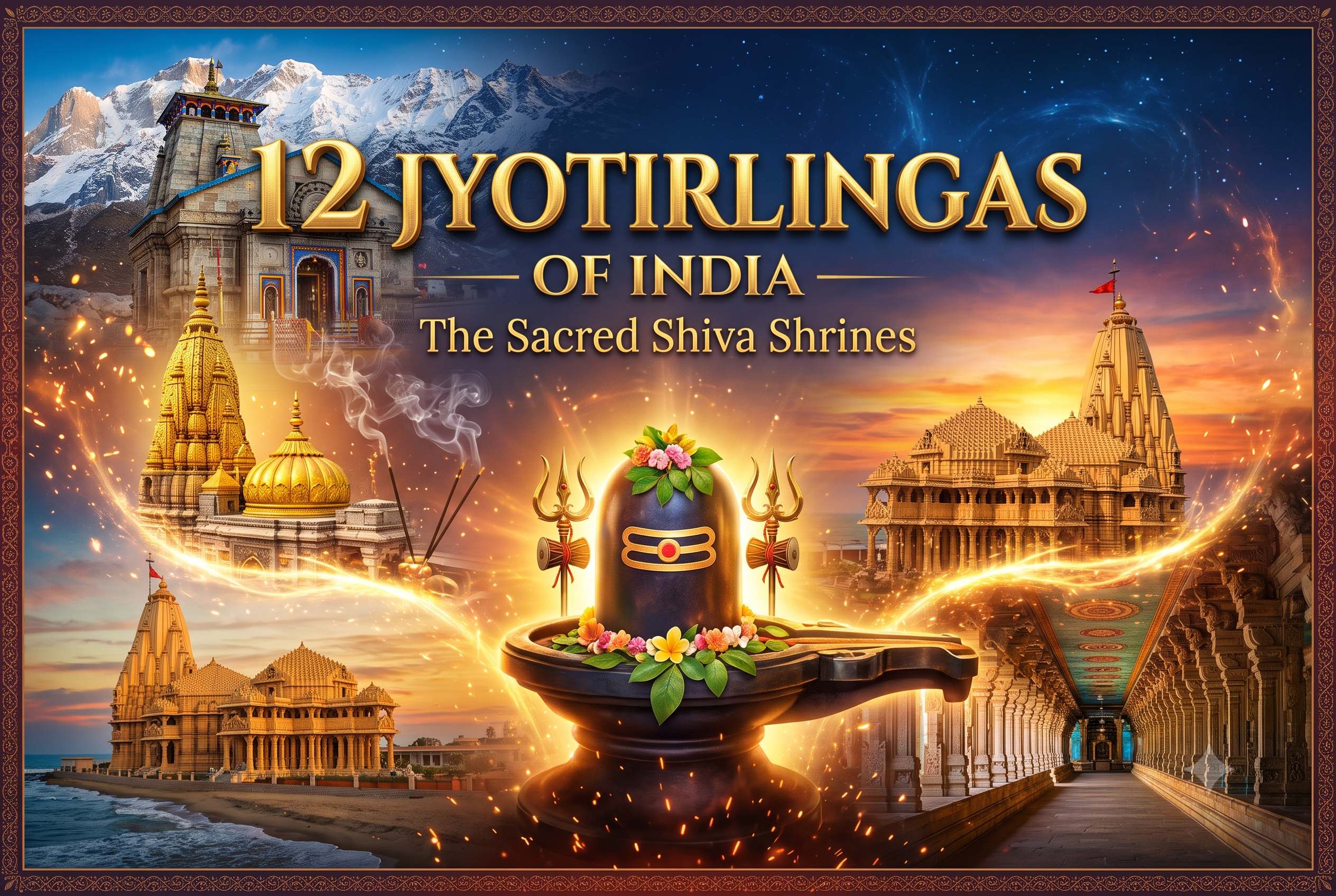 12 Jyotirlinga Temples in India